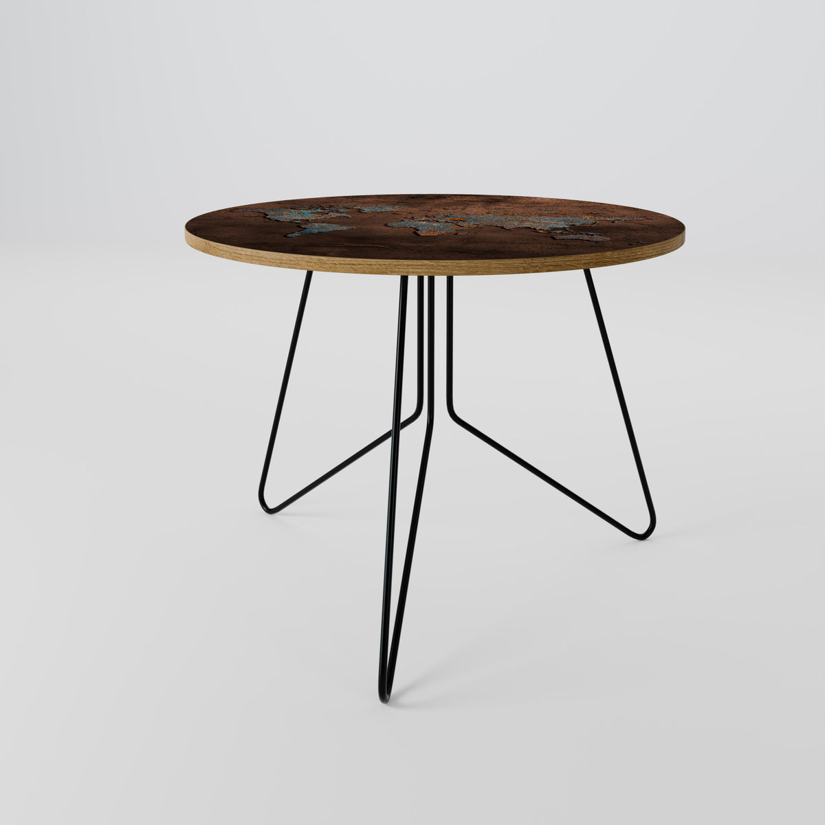 METALLIC MAP OF MEMORIES Coffee Table