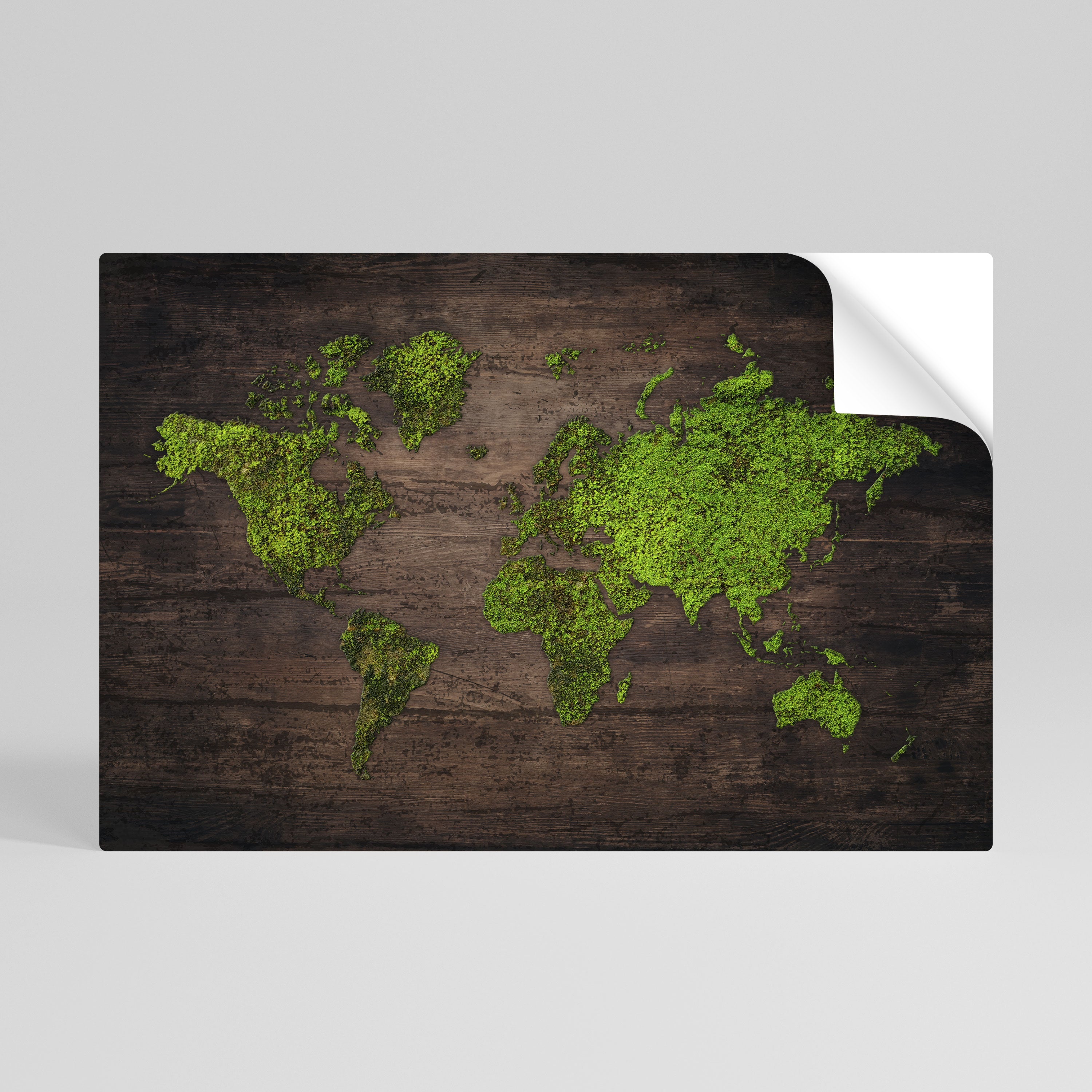 GREEN EARTH VISION Selbstklebendes Horizontal-Poster