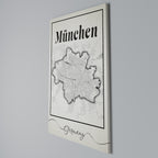 MONOCHROME MÜNCHEN Vertical Canvas Print