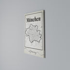 MONOCHROME MÜNCHEN Vertical Canvas Print