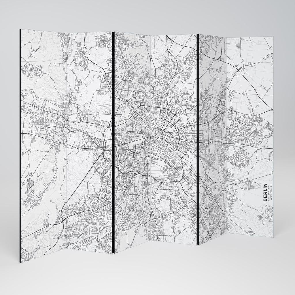 BERLIN PLAN 6-Panel Room Divider