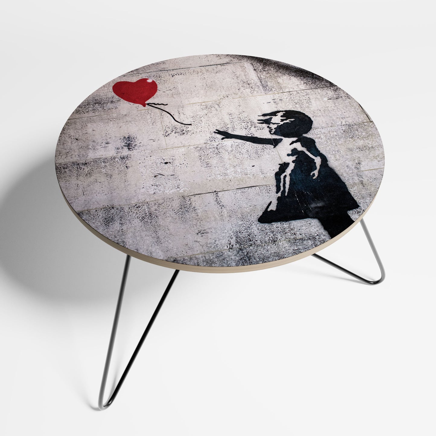 Petite table basse BALLON GIRL (BANKSY)