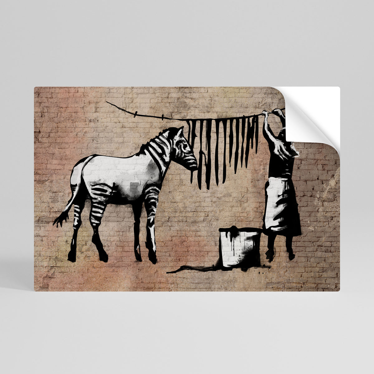 TIDY ZEBRA Αυτοκόλλητη Αφίσα οριζόντια