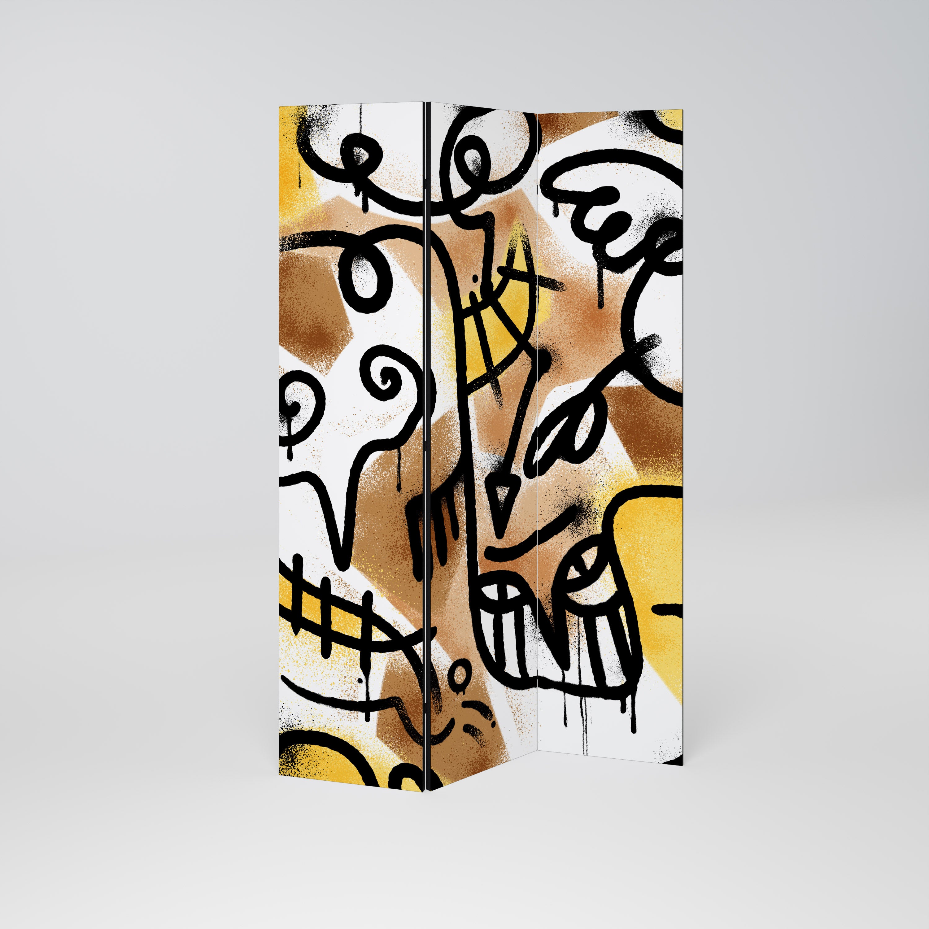 URBAN CANVAS Dekorativ rumsavdelare – 3 paneler