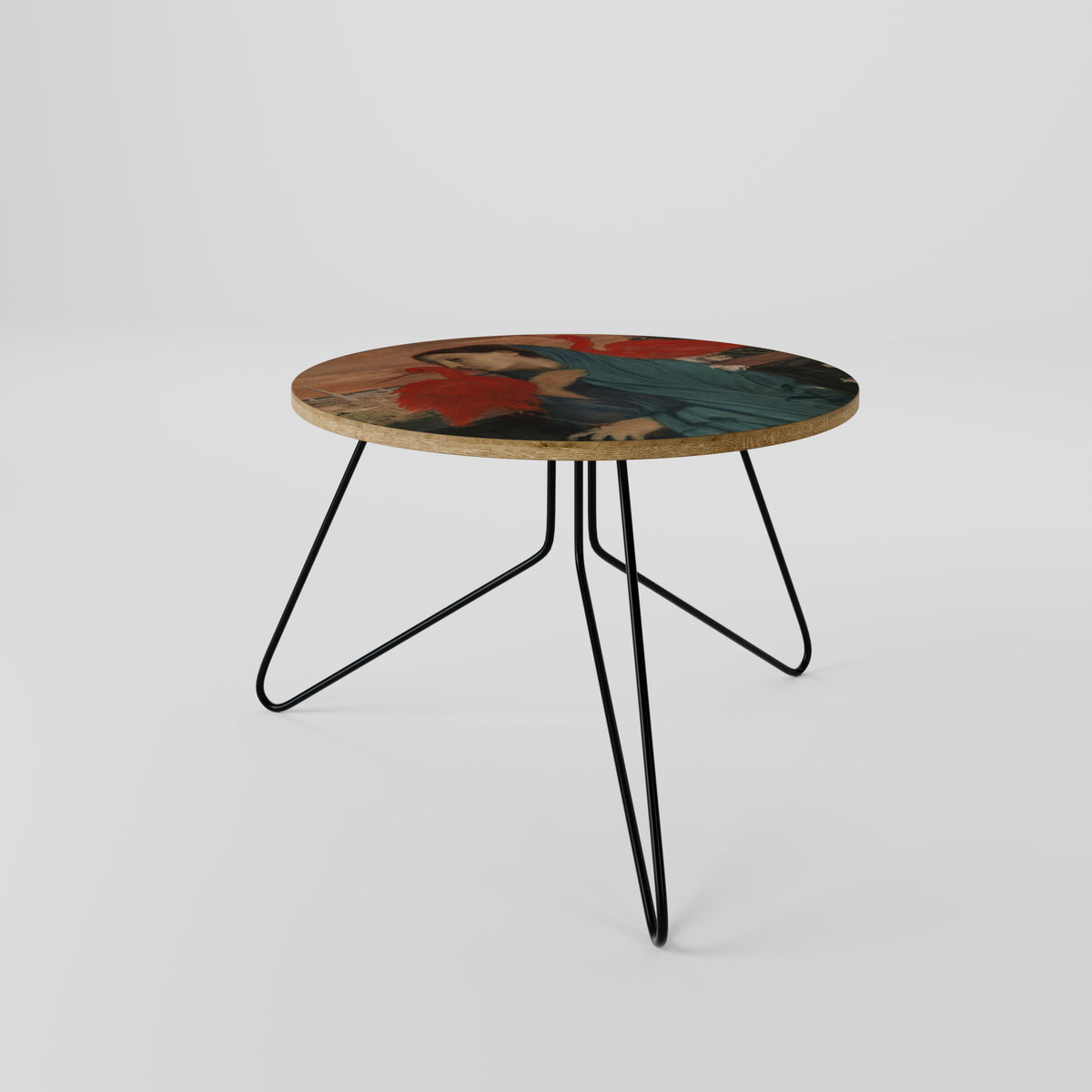 YOUNG WOMAN WITH IBIS Coffee Table