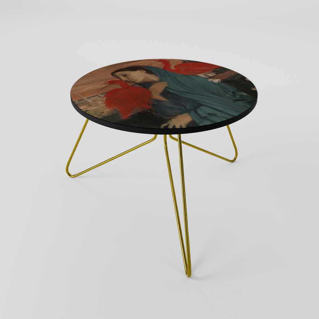 YOUNG WOMAN WITH IBIS Coffee Table