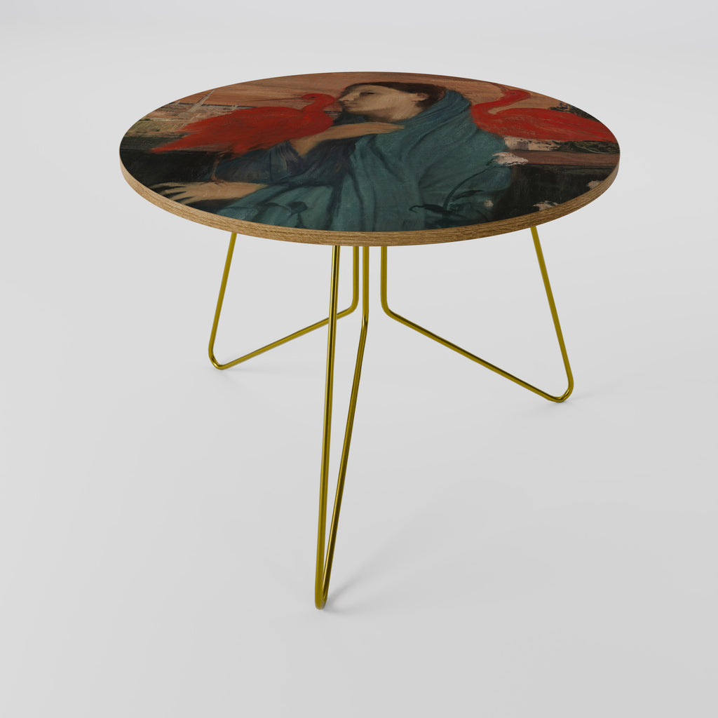 YOUNG WOMAN WITH IBIS Coffee Table