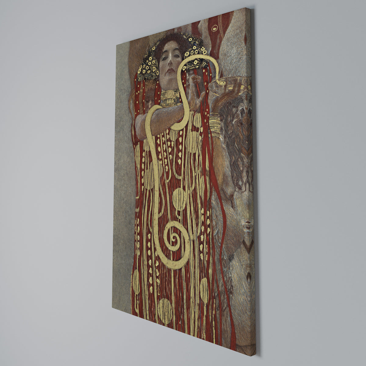 HYGIEIA BY KLIMT Vertical Canvas Print
