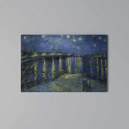 STARRY NIGHT OVER THE RHONE Stampa su tela orizzontale