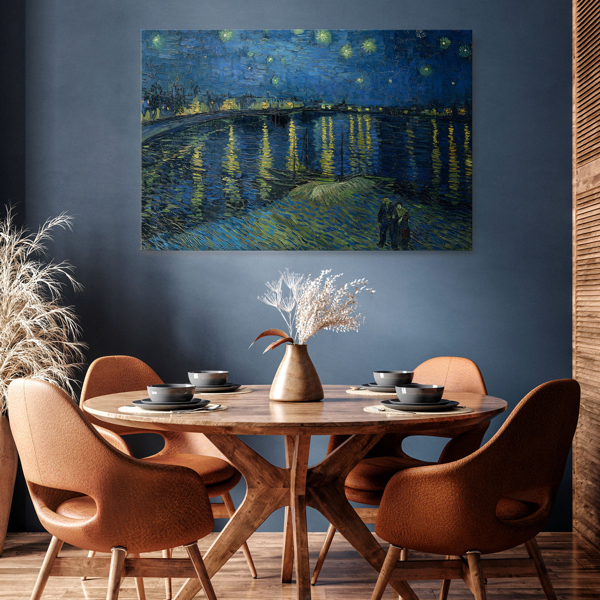 STARRY NIGHT OVER THE RHONE Stampa su tela orizzontale