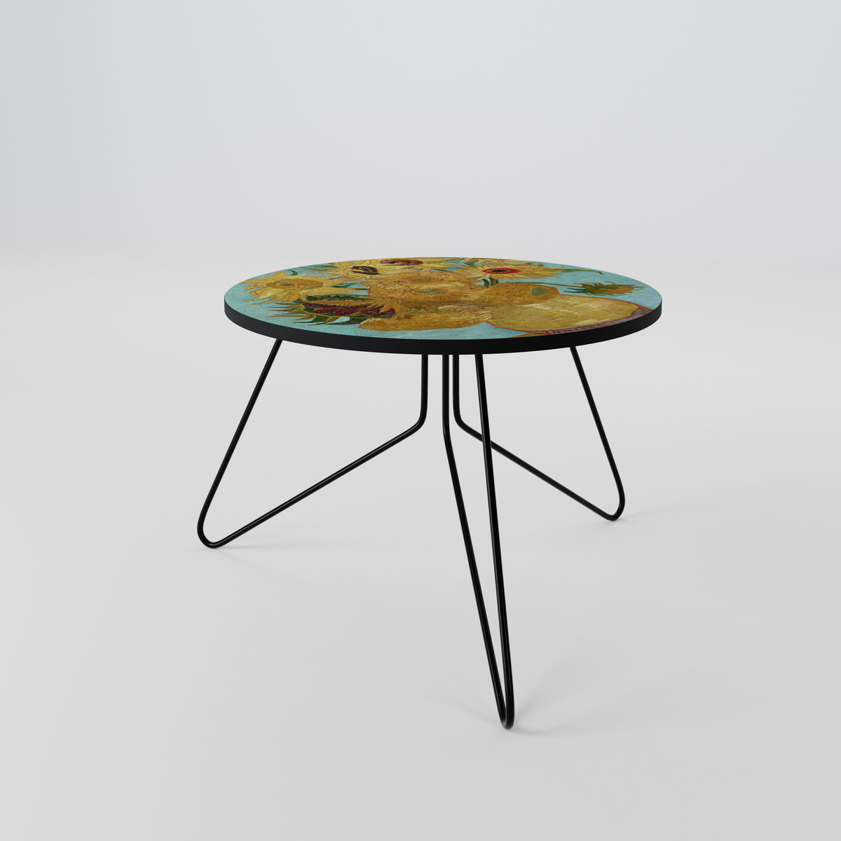 VASE WITH TWELVE SUNFLOWERS Coffee Table