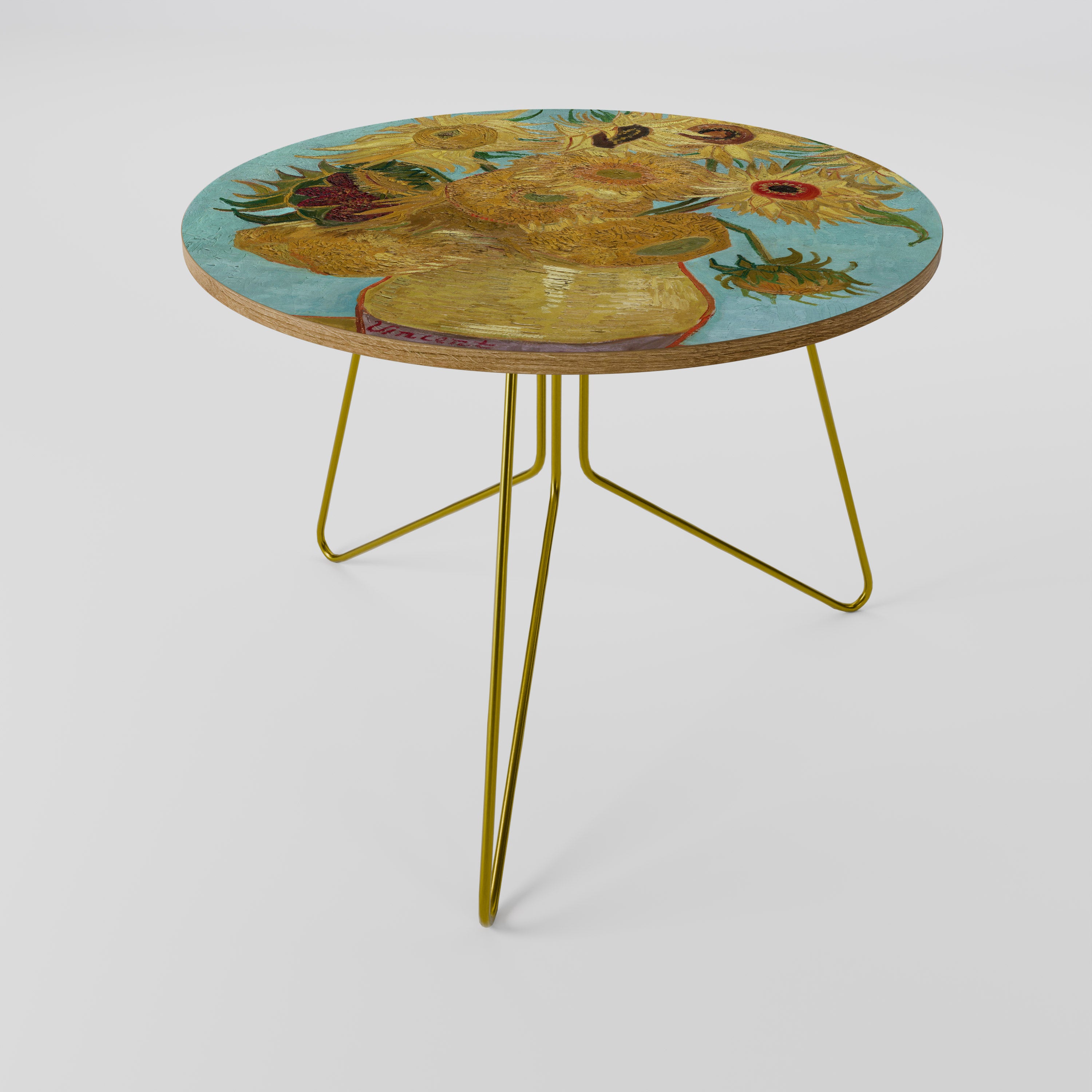 VASE WITH TWELVE SUNFLOWERS Coffee Table