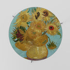 VASE WITH TWELVE SUNFLOWERS Mesa de centro