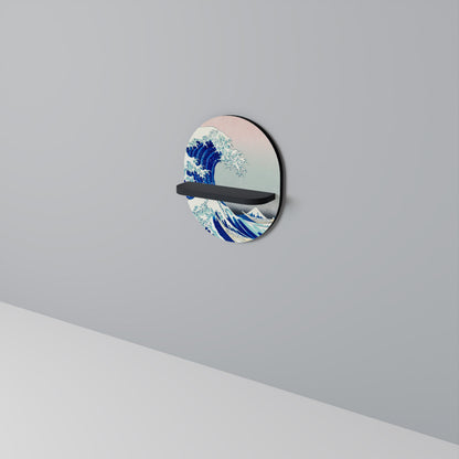 THE GREAT WAVE Decorative Art Shelf