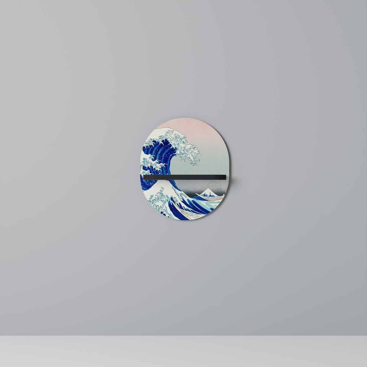 THE GREAT WAVE Decorative Art Shelf