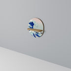 THE GREAT WAVE Decorative Art Shelf
