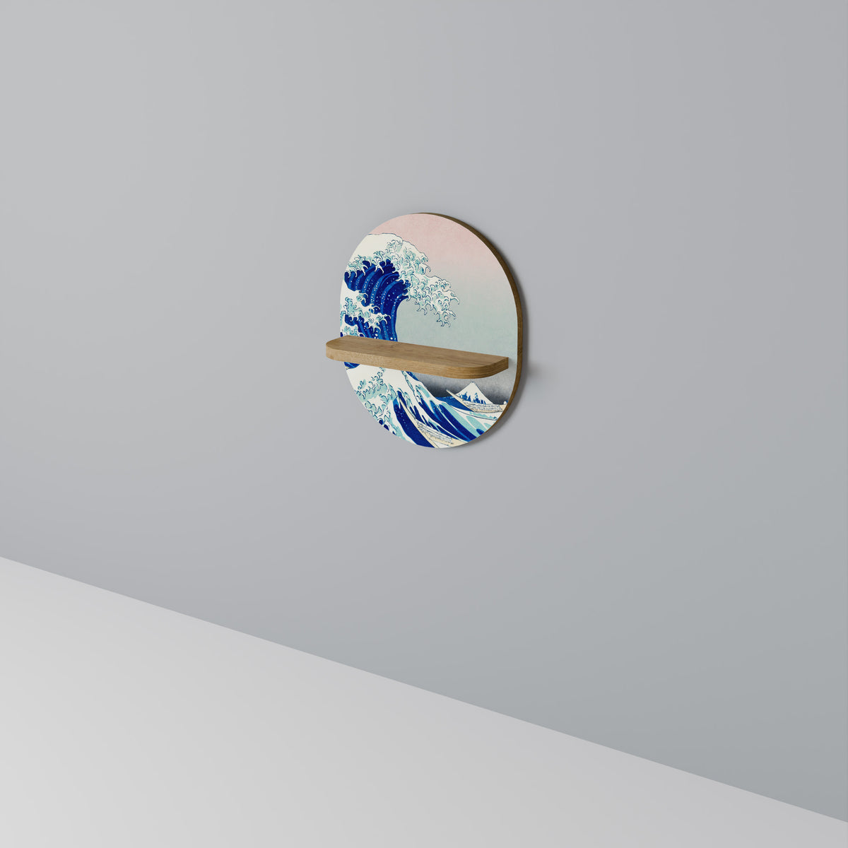 THE GREAT WAVE Decorative Art Shelf