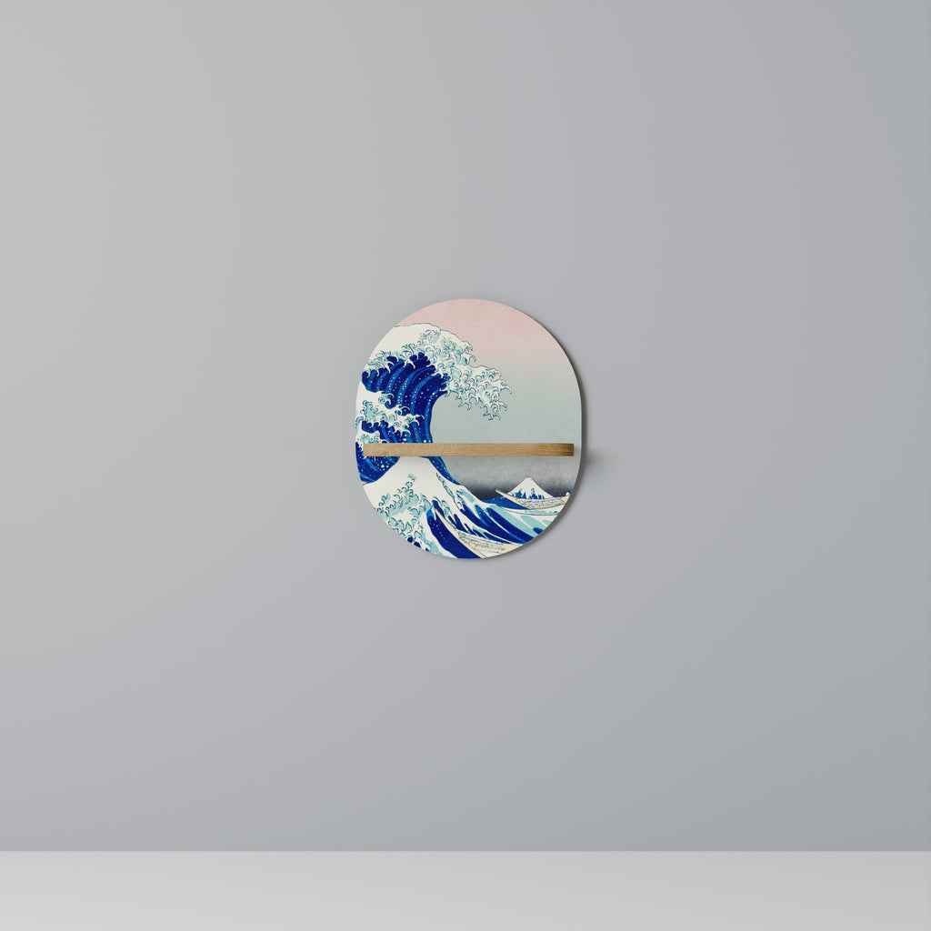 THE GREAT WAVE Decorative Art Shelf