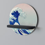 THE GREAT WAVE Decorative Art Shelf