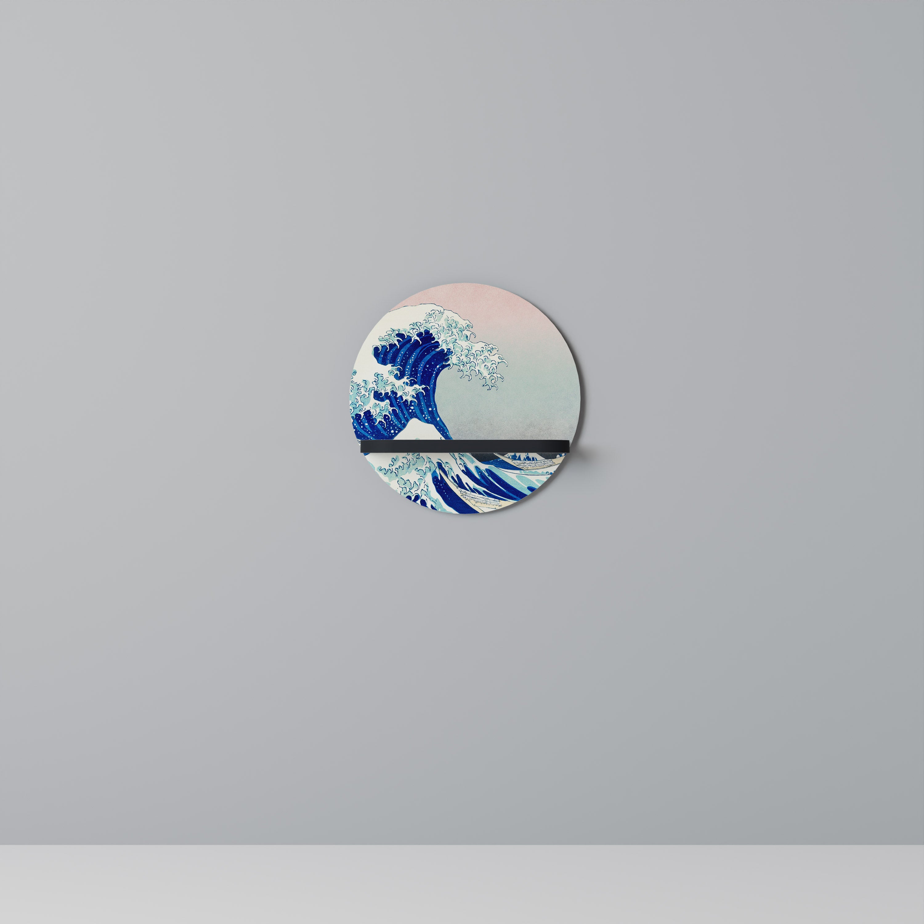 THE GREAT WAVE Decorative Art Shelf