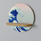THE GREAT WAVE Decorative Art Shelf