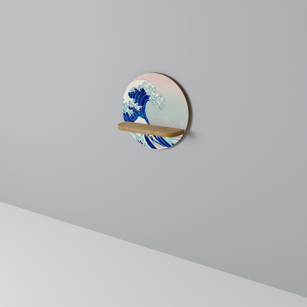 THE GREAT WAVE Decorative Art Shelf