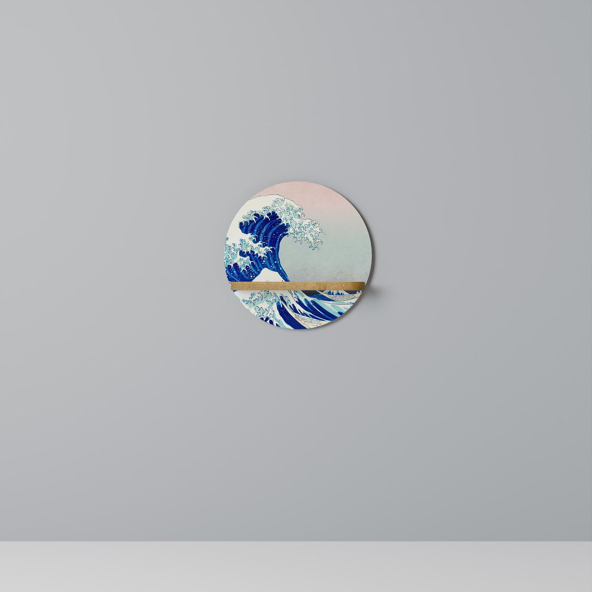 THE GREAT WAVE Dekoratives Wandregal