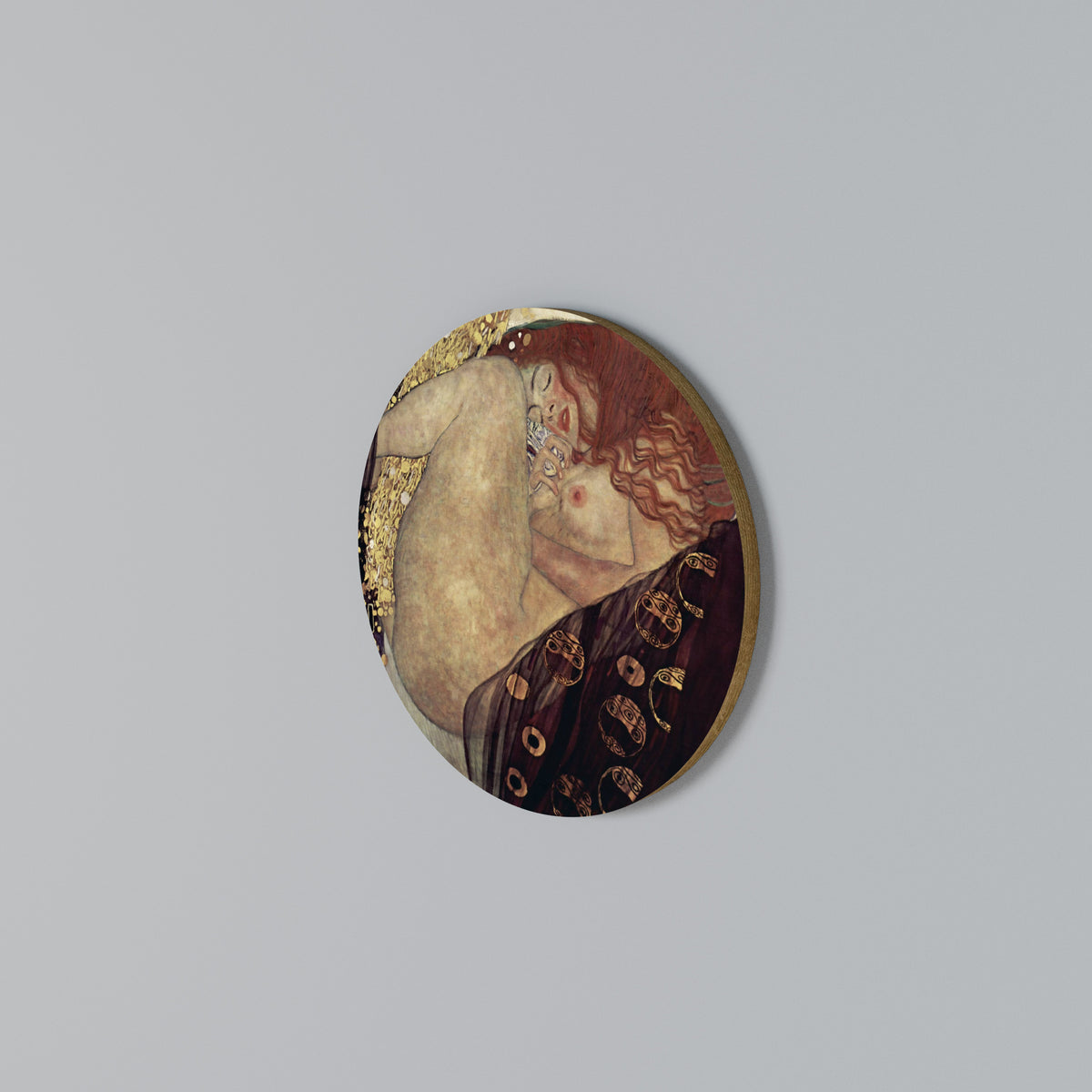 DANAE BY KLIMT Round Wall Art