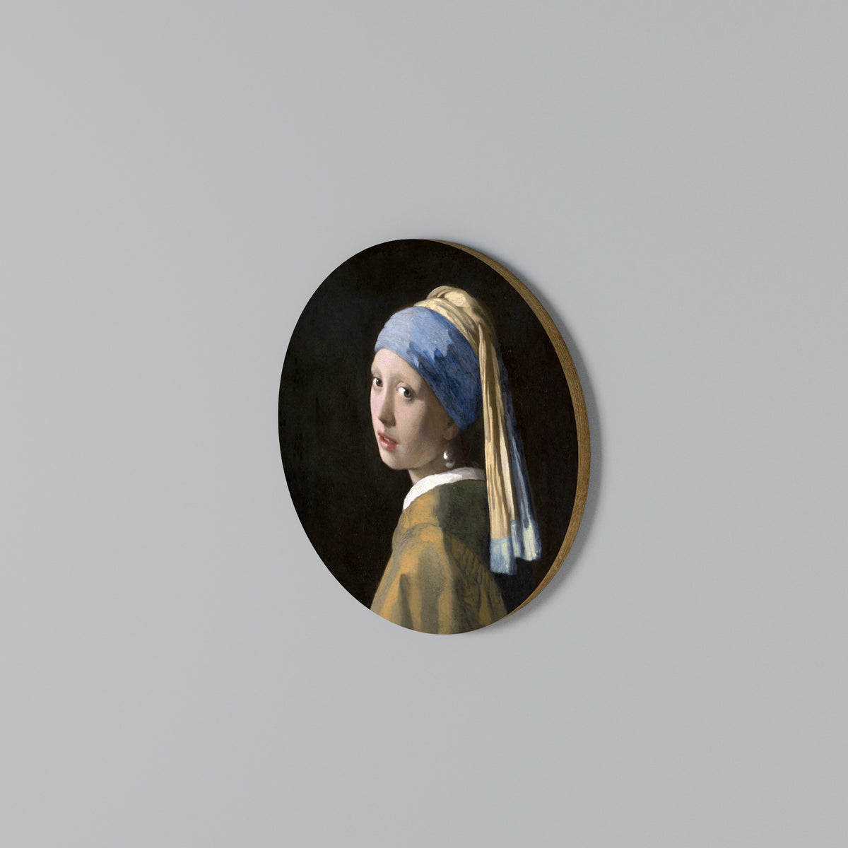 GIRL WITH A PEARL EARING Arte de pared redondo