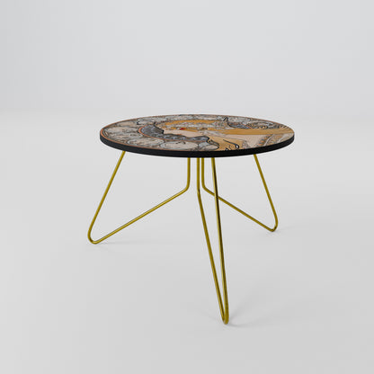 ZODIAQUE OR LA PLUME Coffee Table