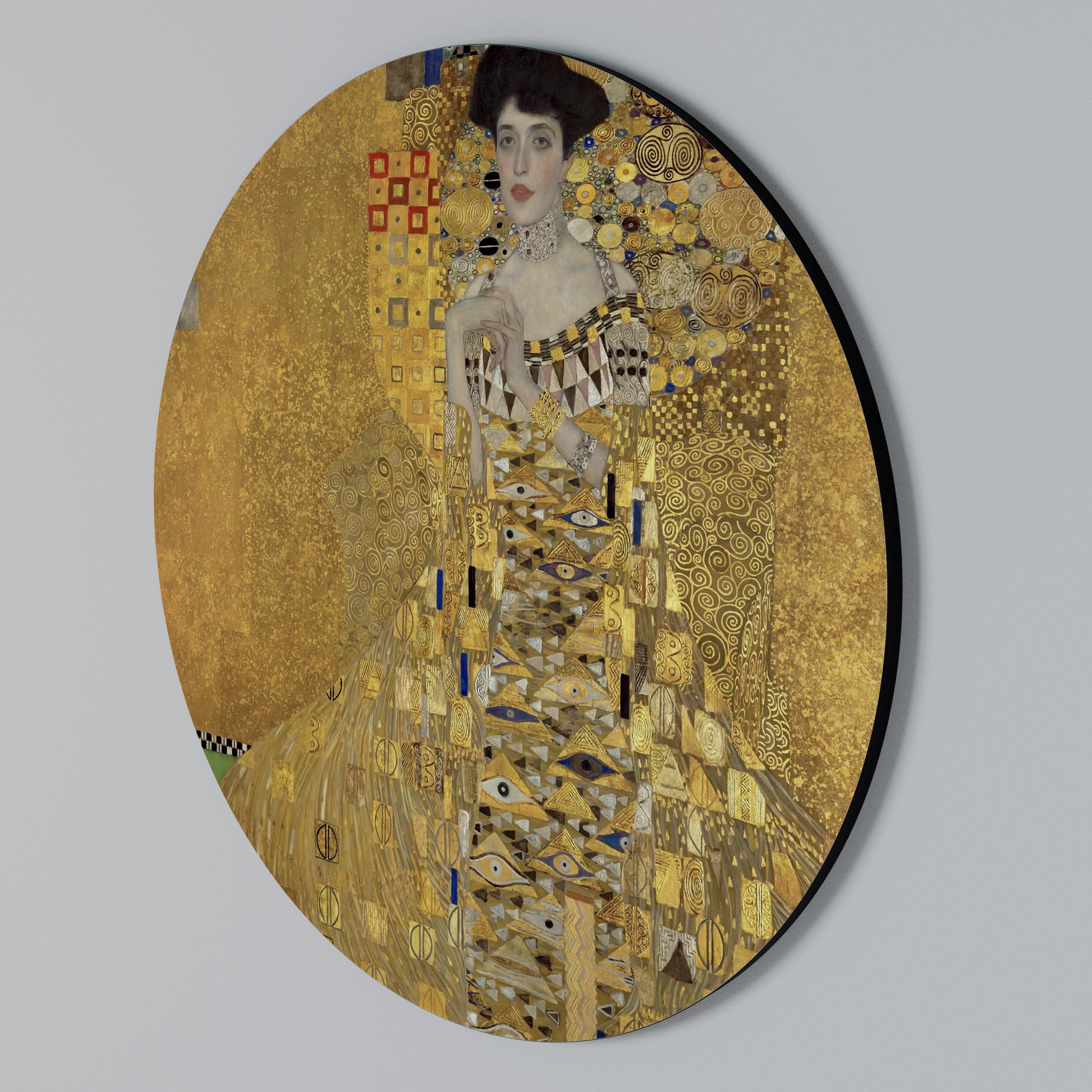 PORTRAIT OF ADELE Round Wall Art