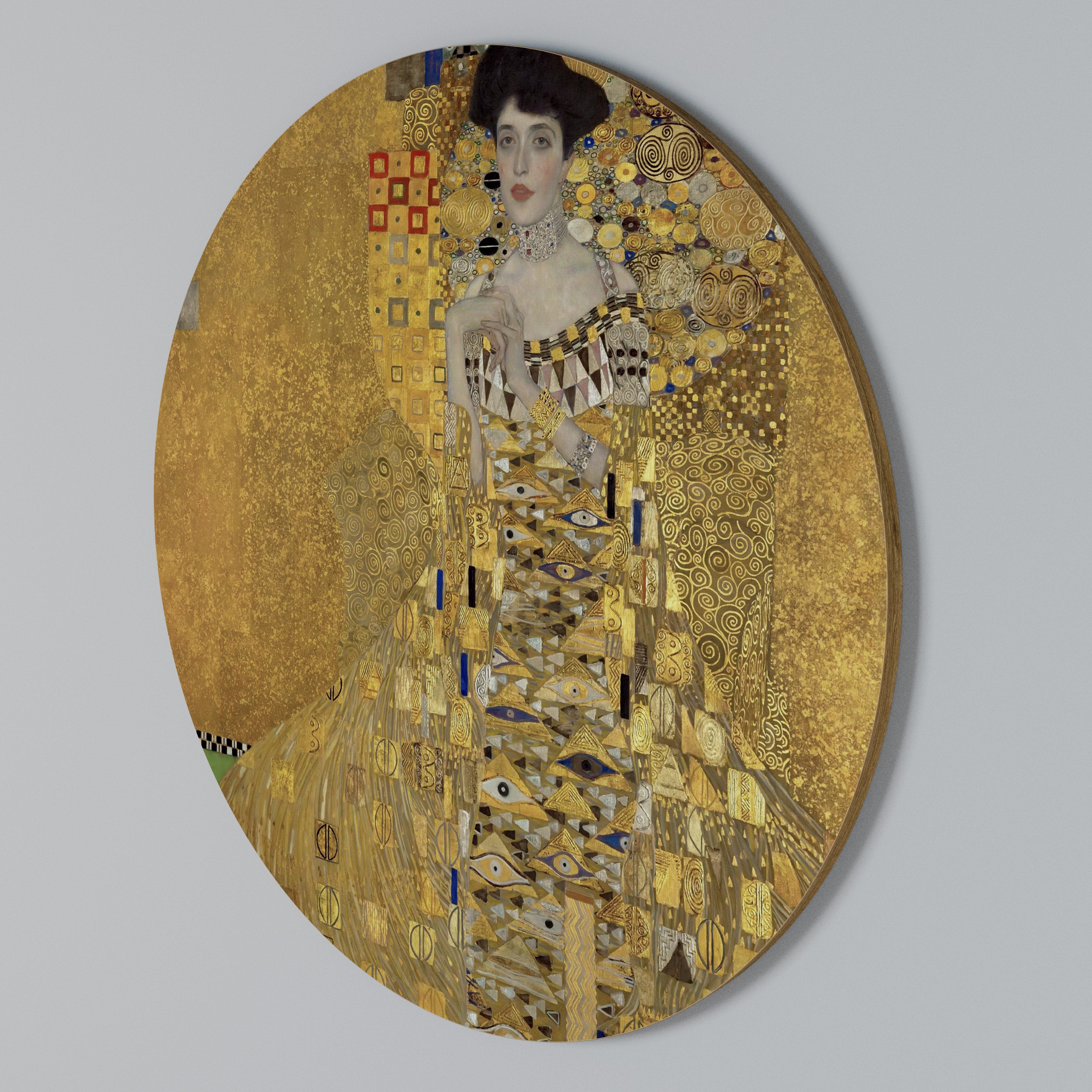 PORTRAIT OF ADELE Round Wall Art