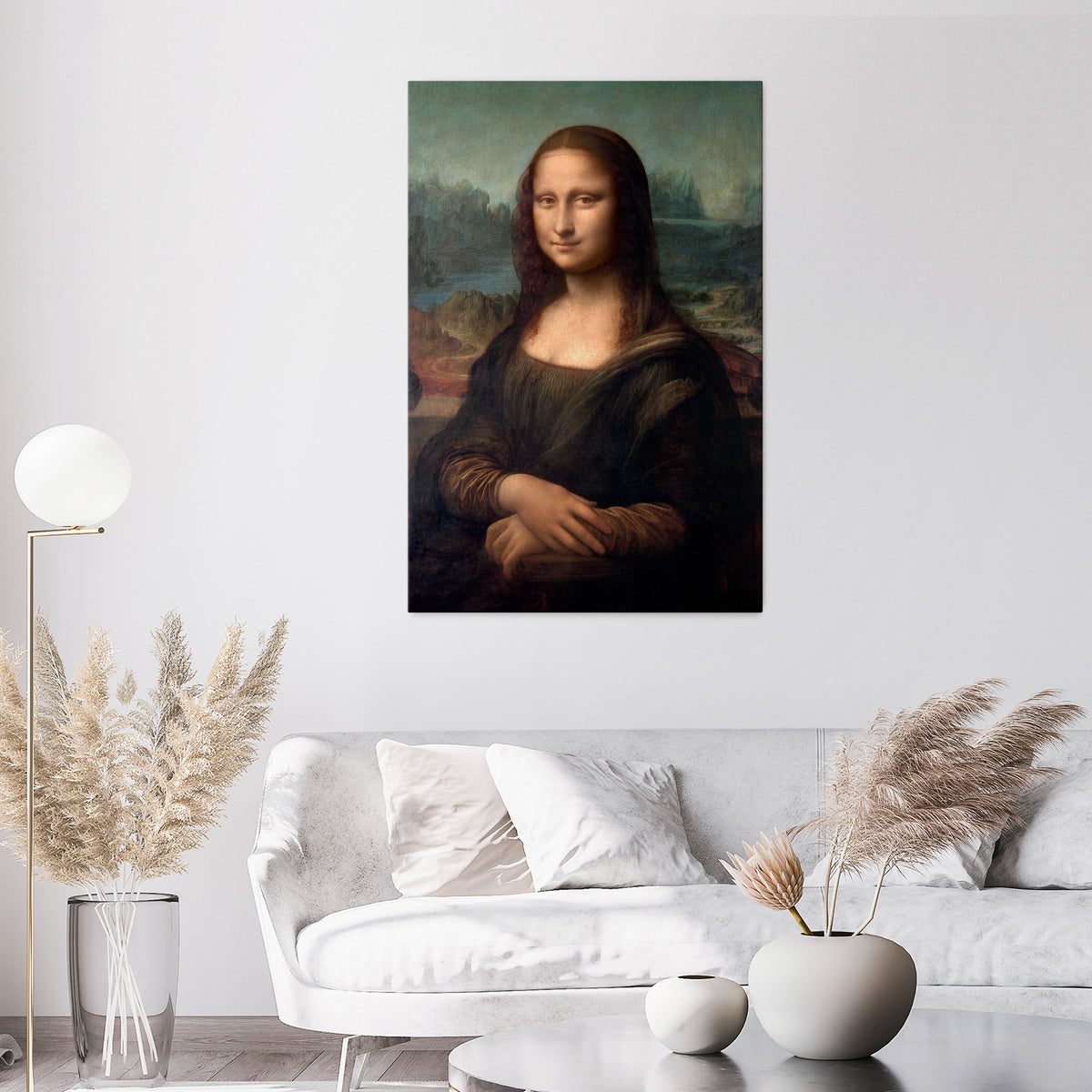 MONA LISA Quadro em tela vertical