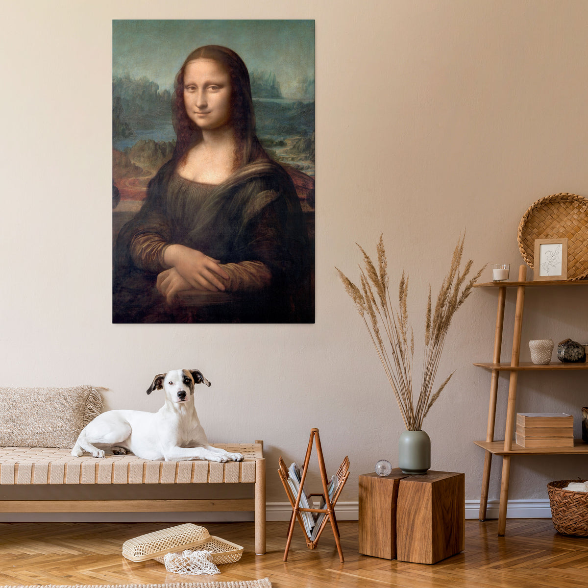 MONA LISA Quadro em tela vertical