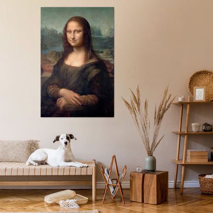 MONA LISA Quadro em tela vertical