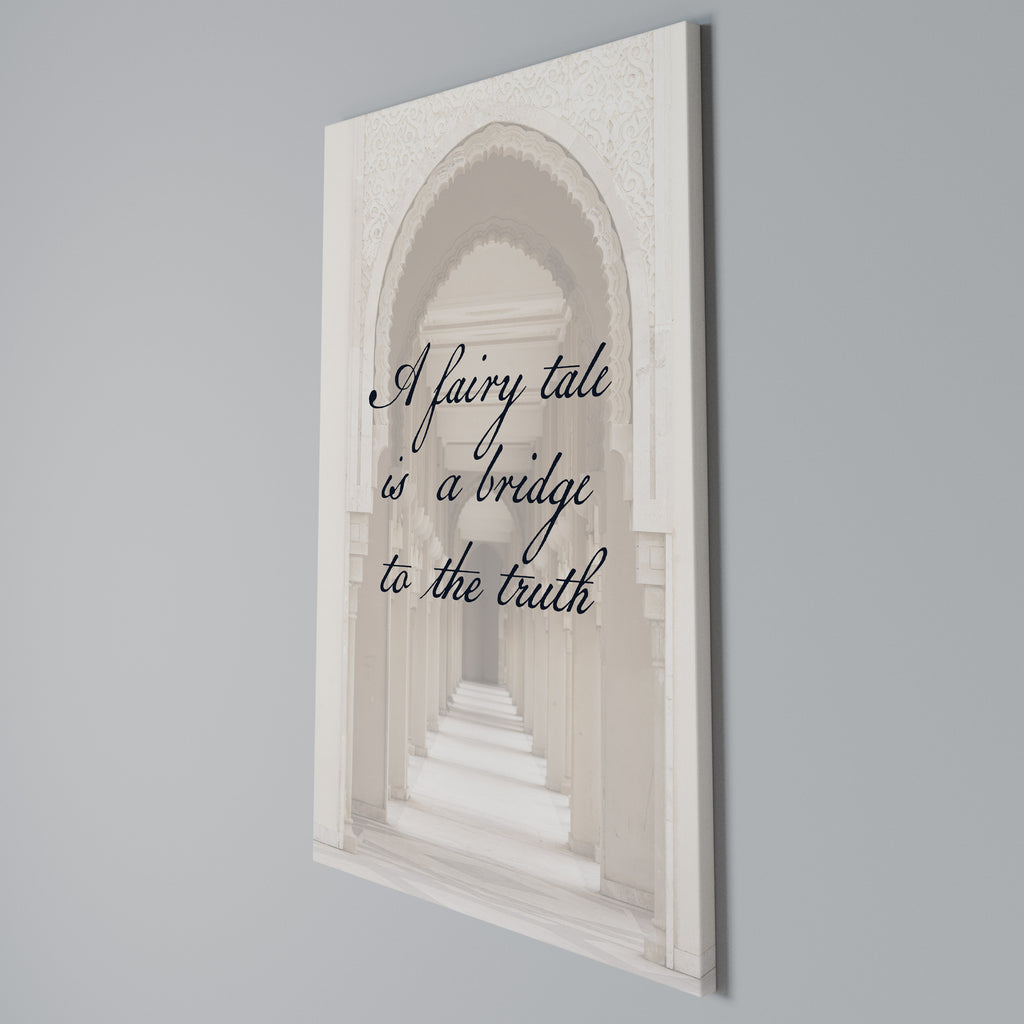 DREAMLIKE PASSAGE Vertical Canvas Print