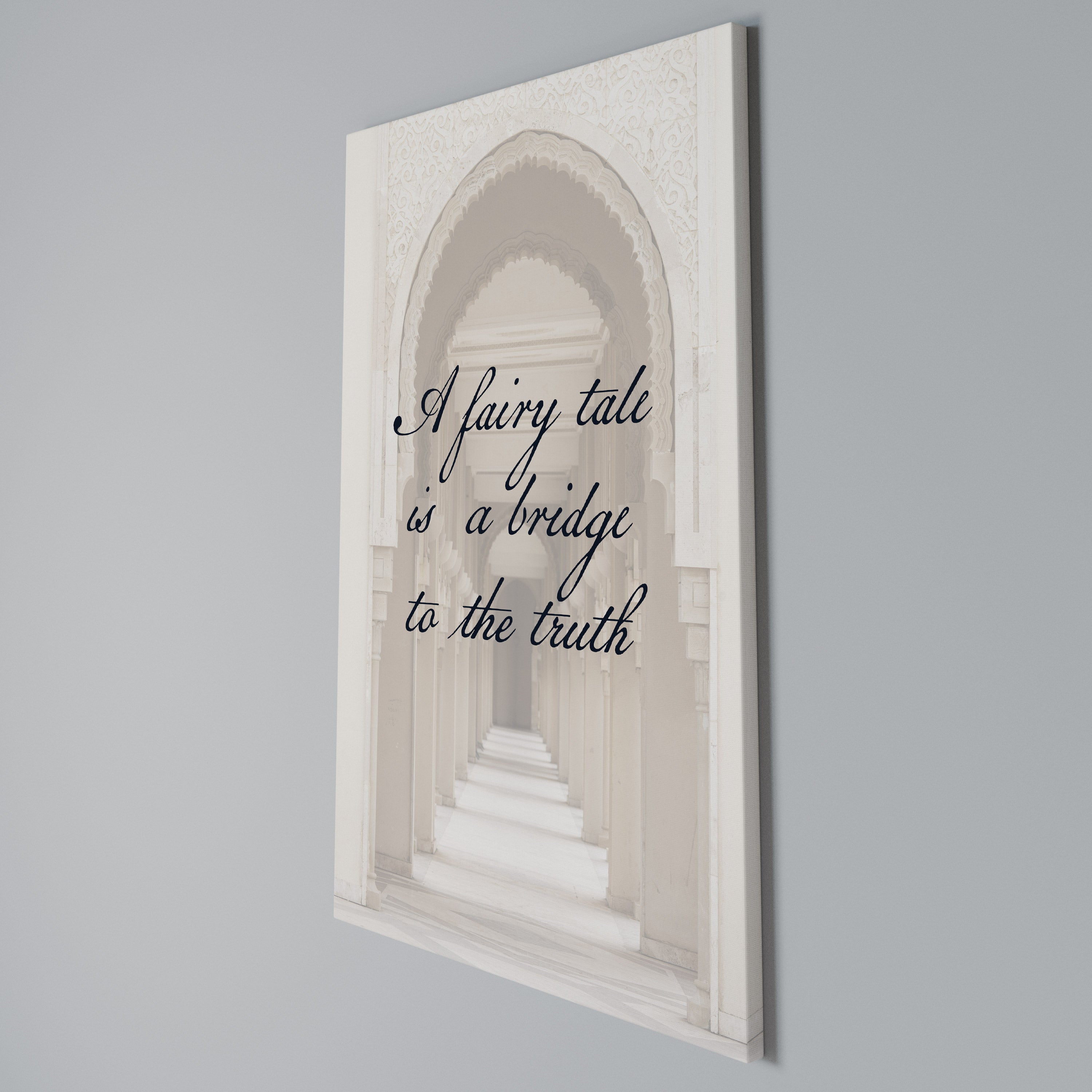 DREAMLIKE PASSAGE Vertical Canvas Print