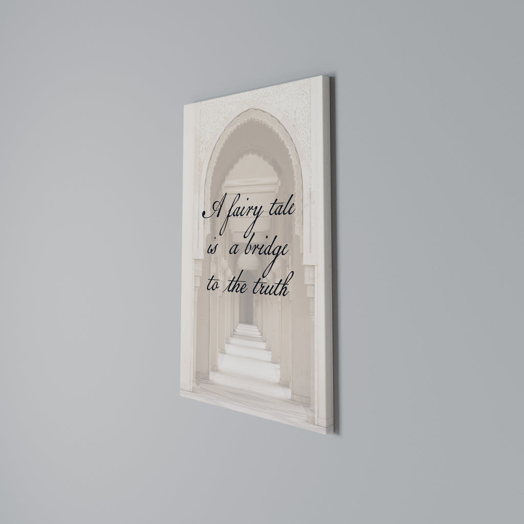 DREAMLIKE PASSAGE Vertical Canvas Print