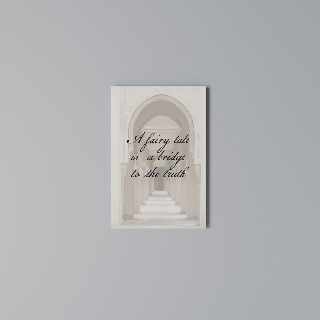 DREAMLIKE PASSAGE Vertical Canvas Print