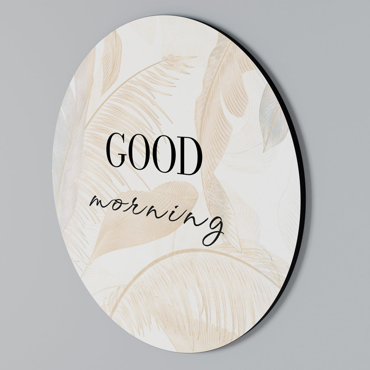 MORNING MIST MAGIC Round Wall Art