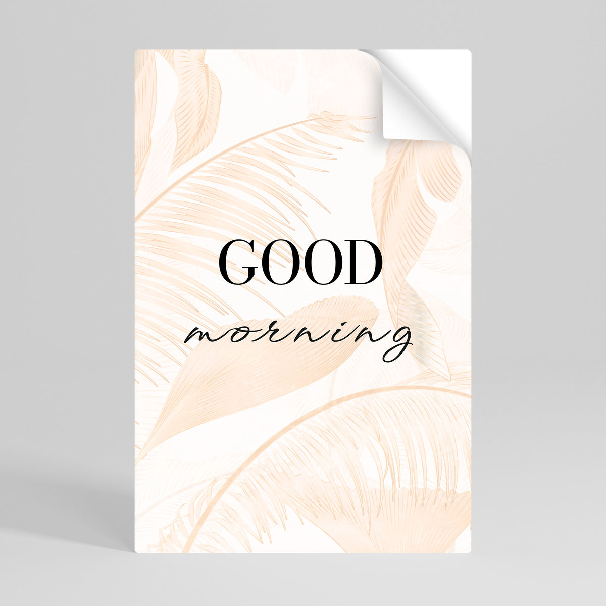 MORNING MIST MAGIC Poster Verticale Adesivo