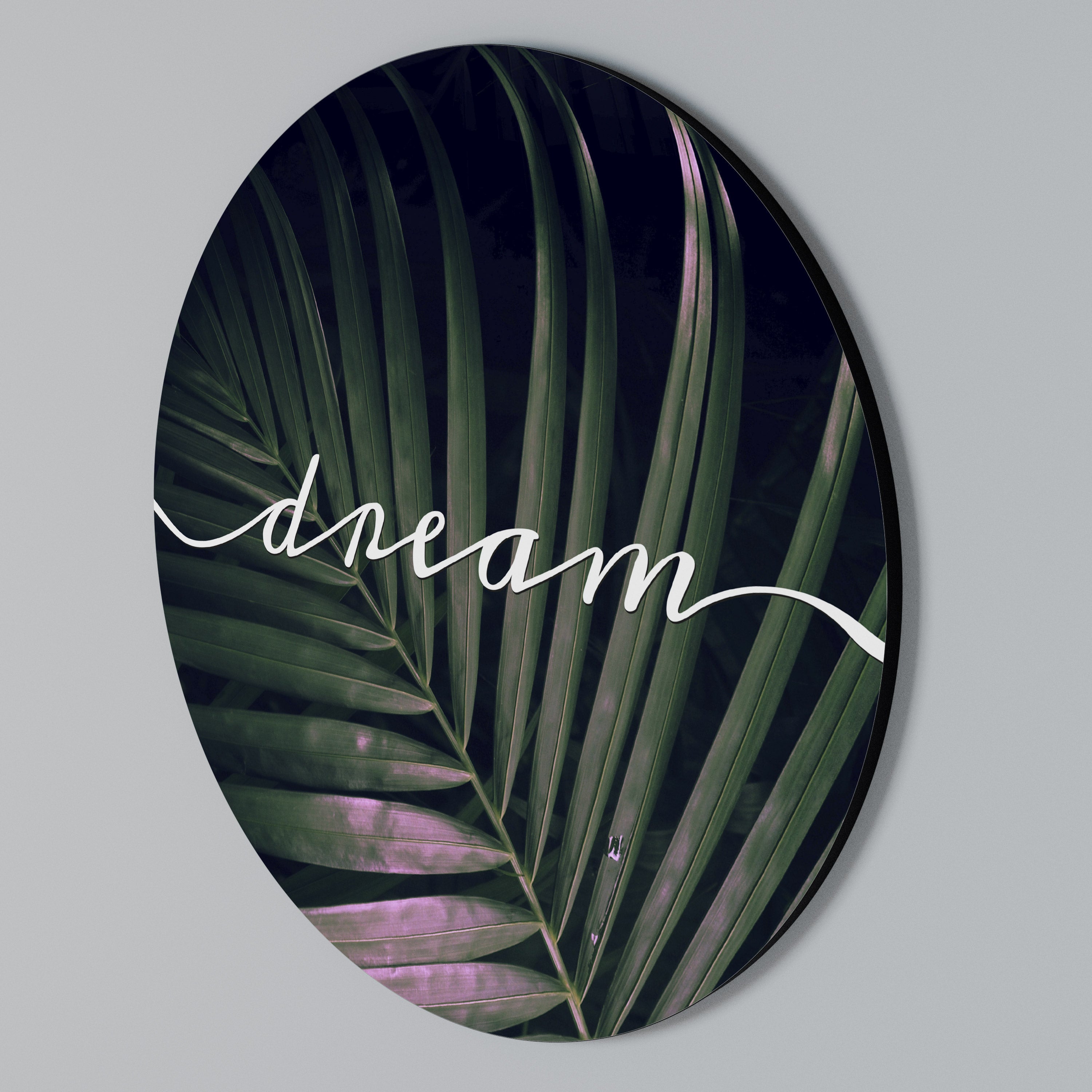 LUSH DREAMSCAPE Round Wall Art