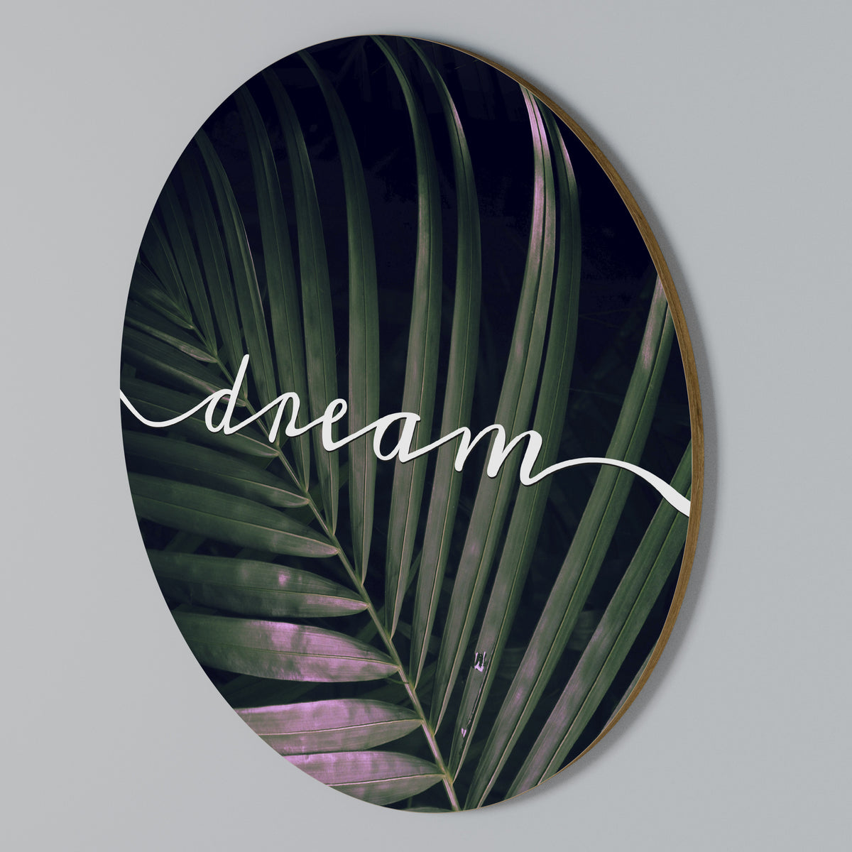 LUSH DREAMSCAPE Round Wall Art