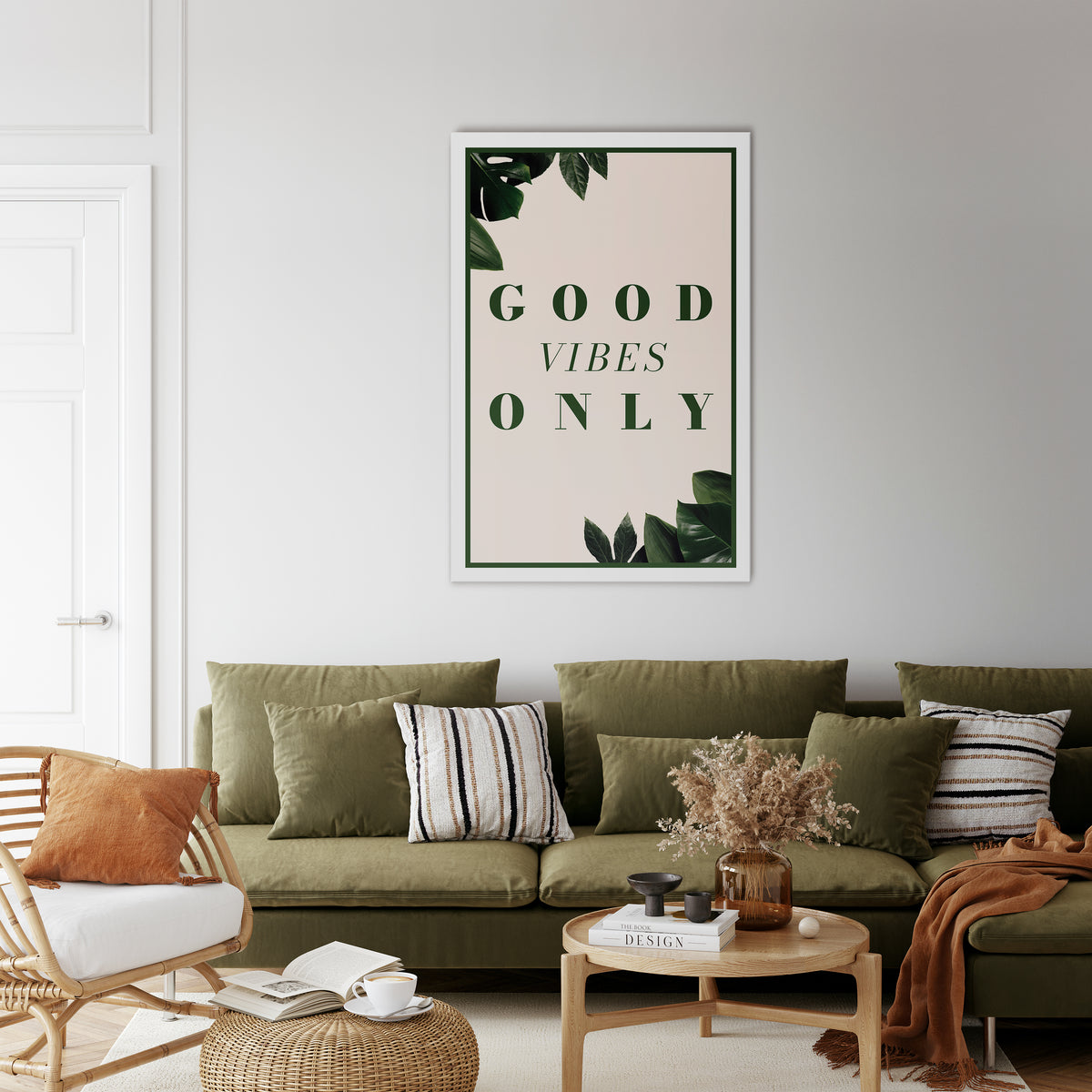 NATURE'S POSITIVE ENERGY Κατακόρυφος Πίνακας σε Καμβά