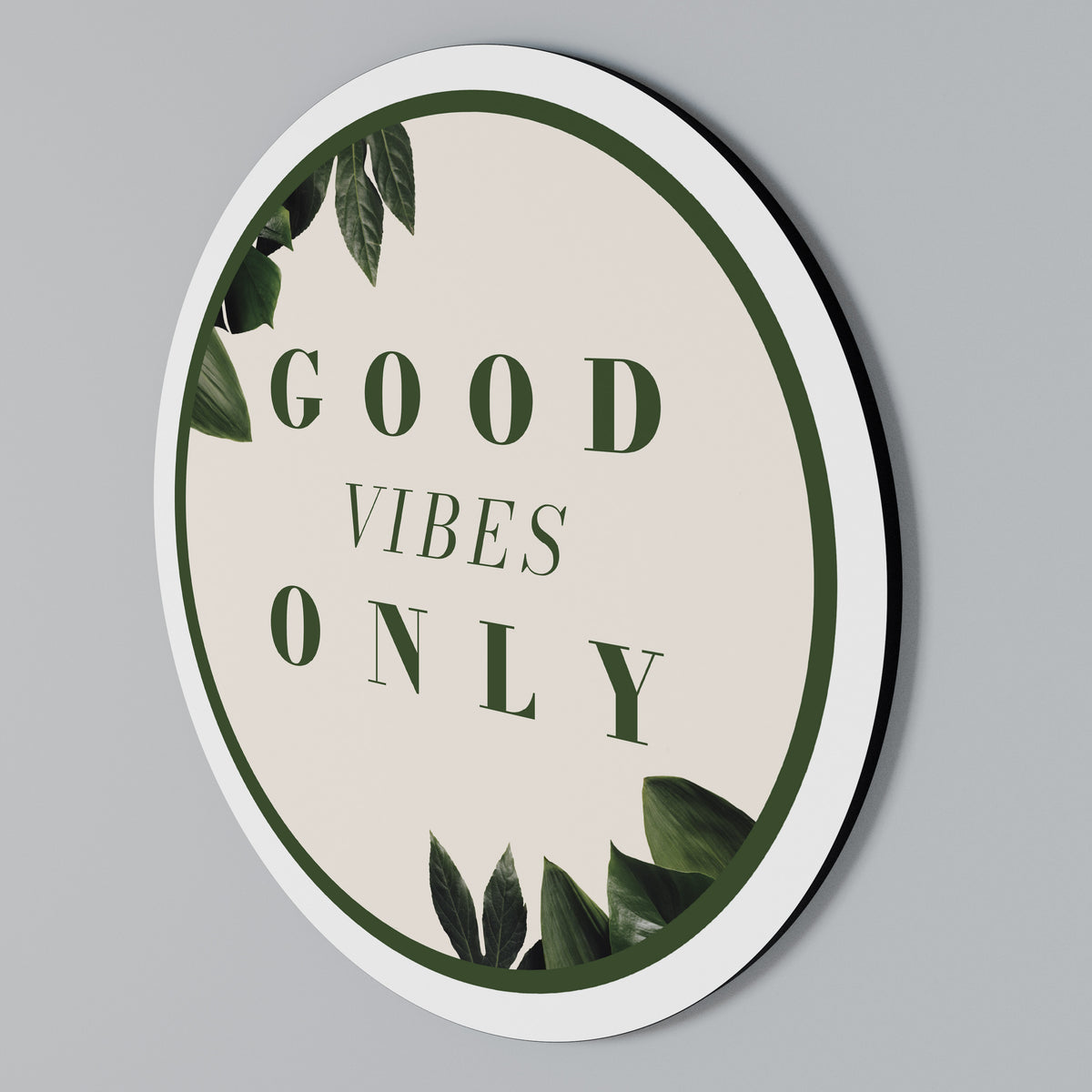 NATURE'S POSITIVE ENERGY Στρογγυλός πίνακας ζωγραφικής