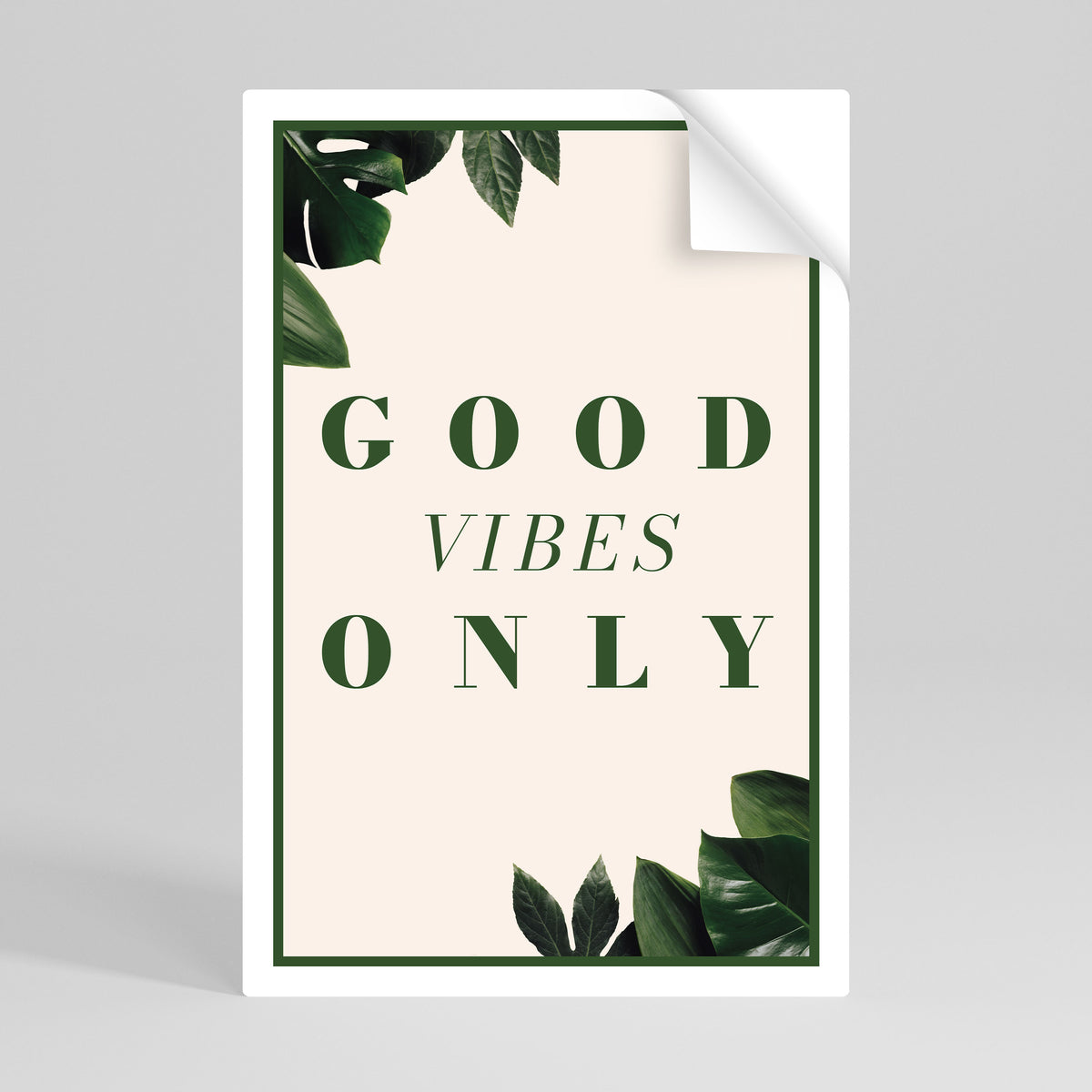 NATURE'S POSITIVE ENERGY Poster Verticale Adesivo