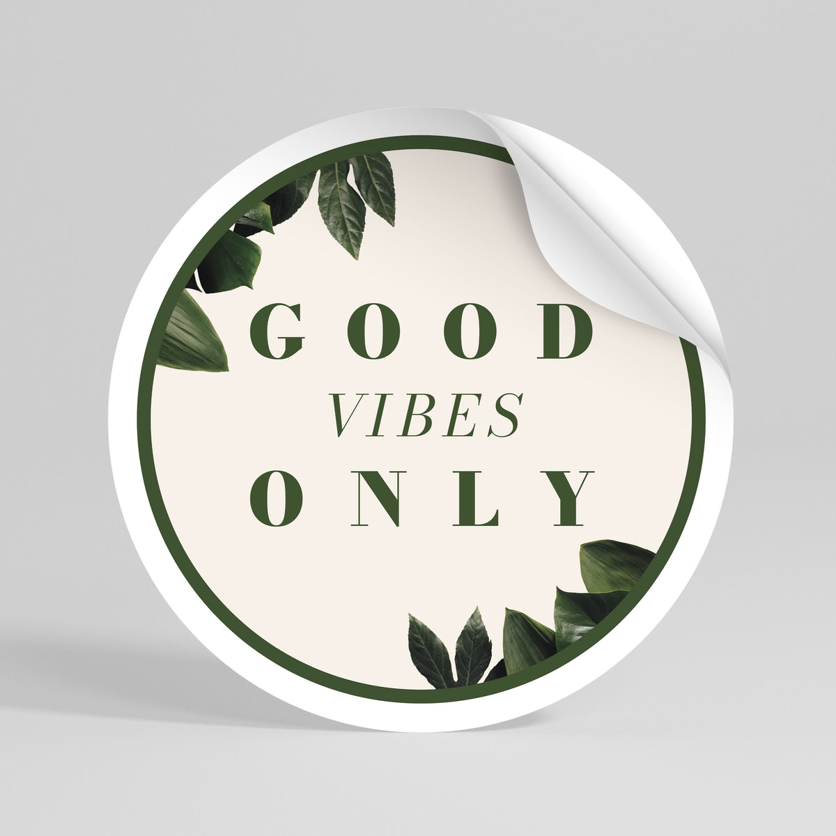 NATURE'S POSITIVE ENERGY Adesivo rotondo riposizionabile