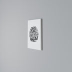EVERYTHING STARTS WITH A DREAM Vertical Canvas Print