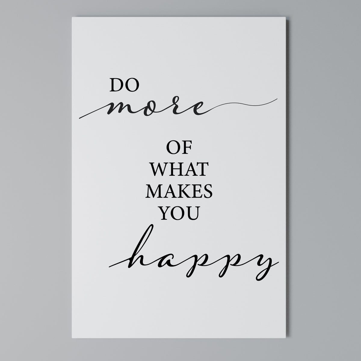 PURSUIT OF JOY Quadro em tela vertical