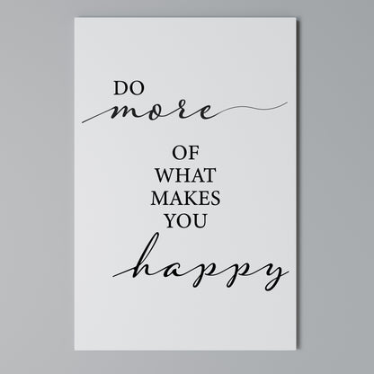 PURSUIT OF JOY Quadro em tela vertical